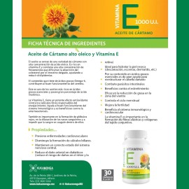 Vitamina E 1000 U.I.  100 Cpsulas  Potente Antioxidante  Protege las Clulas del Estrs Oxidativo, Mejora la Salud de la Piel y Refuerza el Sistema...  