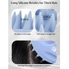 HEETA Silicone Bristles Scalp Scrubber & Massager for Hair Growth,