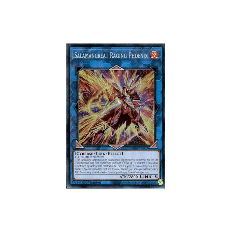 Salamangreat Raging Phoenix (CR) - RA04-EN083 - Collector's Rare -