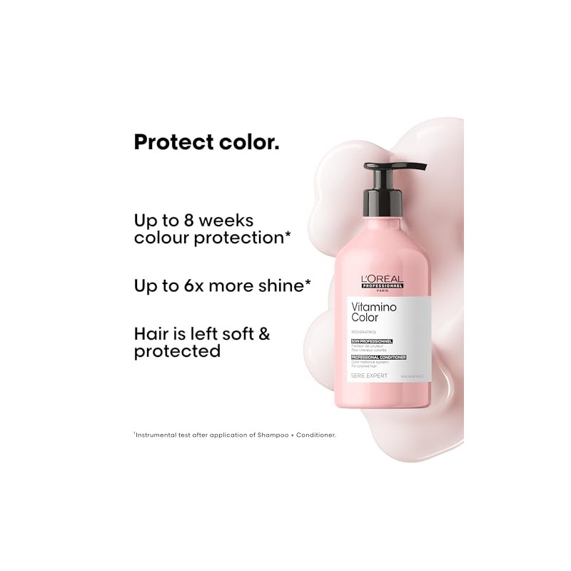 L'Oreal Professionnel Vitamino Color Shampoo 500ml & Vitamino Color Conditioner