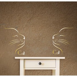Cat Stencil - 12.5 x 16.5cm (M) - Reusable Animal Wall Stencil