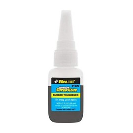 Vibra-TITE - 31020 310 Toughened Superglue: Gap Filling Black - 20 gm Bottle