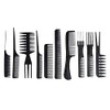10 Pcs Hair Comb Modeling Comb Professional Hair Comb Set
