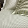 Yard Hebden Mélange Stripe Cotton Fitted Sheet - Super King