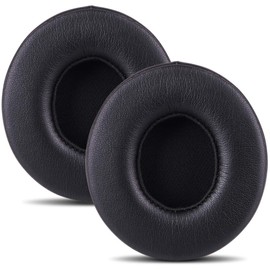 OANM studio Replacement Ear Pads, Compatible with Beats Solo 2 & 3 Wireless, Soft Protein Leather, Memory Foam, Noise Isolation, Black