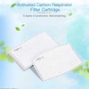 Bubbacare 100 Pcs Activated Carbon PM2.5 Filter Paper 5 Layers