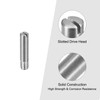 sourcing map 5pcs M3x14mm Slotted Cylindrical Pin 304 Stainless Steel