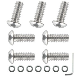 IVWFU 15PCS Batwing Inner Fairing Windshield Bolts Screws with Washers Set Stainless Steel Fit for Harley Touring Models Street Glide, Electra Glide, Trike Glide 1996-2013