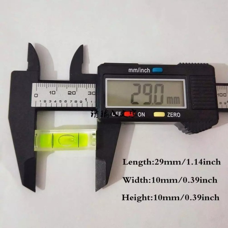 MINI 6pcs Small Bubble Level Mini Square Bubble Spirit Levels