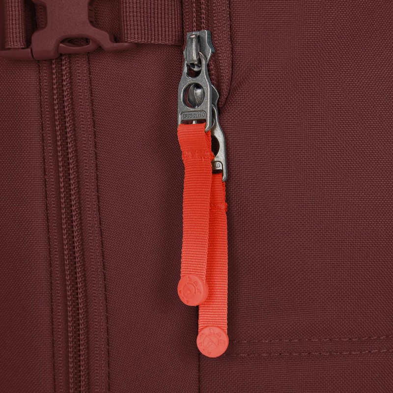 Pacsafe GO Anti Theft 34L Carry-on Backpack, Garnet Red