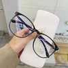 Rewhey Transparent Computer Glasses Frame Women Men Anti Blue Light