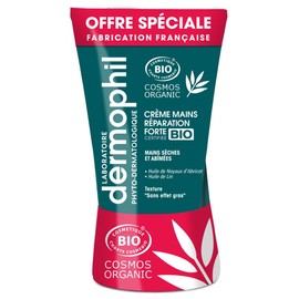 Dermophil Indien Strong Repair Hand Cream Organic 2 x 75ml