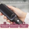 Cepillo Alaciador Electrico Sance Peine Alisador Profesional Rosa 2