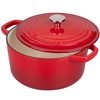 VORRINGARD Enameled Cast Iron Dutch Oven Pot with Lid, for