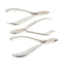 3× Aderer 3 Jaws Plier Dental Orthodontics Wire Bending Braces Placement Premium Instrument