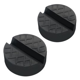 2 Pack Car Jack Pad, Slotted Trolley Jacking Rubber Blocks,Car Jack Rubber Pad 65mm/2.56 inch Diameter,Universal Floor Jack Pad Adapter for Trolley Jack, Floor Trolley Jack Pad,Cars Repair Accessories