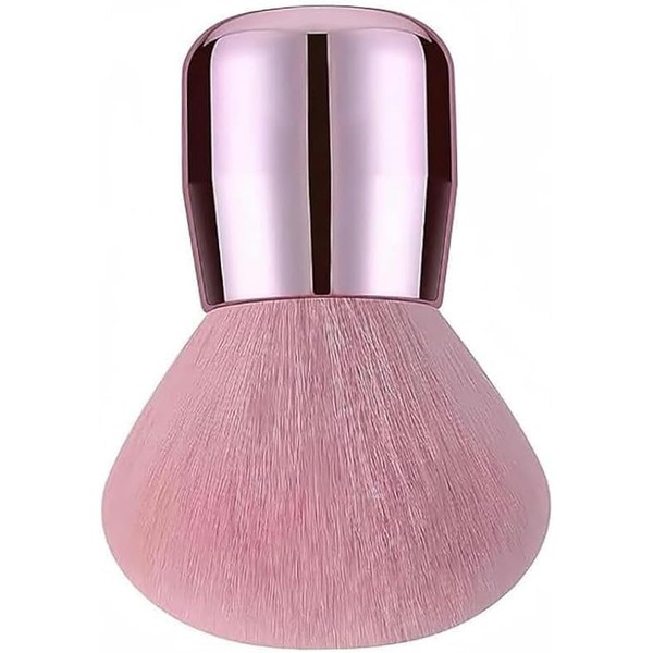 Pink Mini Makeup Brush Set, Mushroom Head Foundation Brush, Kabuki
