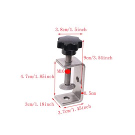 BOLWHAO Heavy Duty C-Clamp Tiger Clamp Wood Clamps Stainless Steel C-Clamp for Welding Carpenter Building Household Mount G-Clamp With Wide Jaw Openings 2PCS