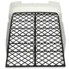HECASA Radiator Cover + White Grille Compatible with 1987-2006 Yamaha