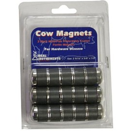 neogen corporation 9803 3 Pack, 3/4" x 2.75", Diameter, Ringed Ferrite Rumen Magnets