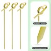 200PCS Cocktail Picks Bamboo Skewers For Appetizers, 6 inch Fancy