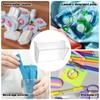 Rainmae Dishwasher Detergent Pod Holder Clear Acrylic Wall Mounted Large