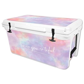 MightySkins Skin Compatible with RTIC 65 qt Cooler (2016) – BeYouTiful | Protective, Durable, and Unique Vinyl Decal wrap Cover | Easy to Apply, Remove, and Change Styles | Made in The USA