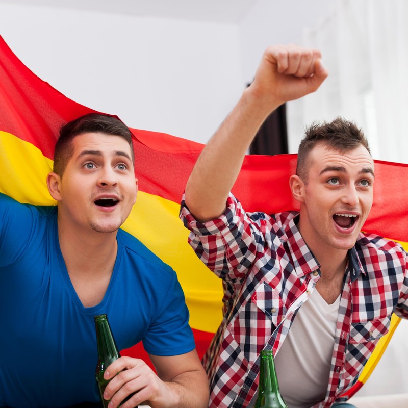 Glow Spain Flag 5ft x 3ft (120cm x 90cm) Double