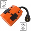 AC WORKS® 1.5ft NEMA 14-50 50A RV/ Generator Plug to