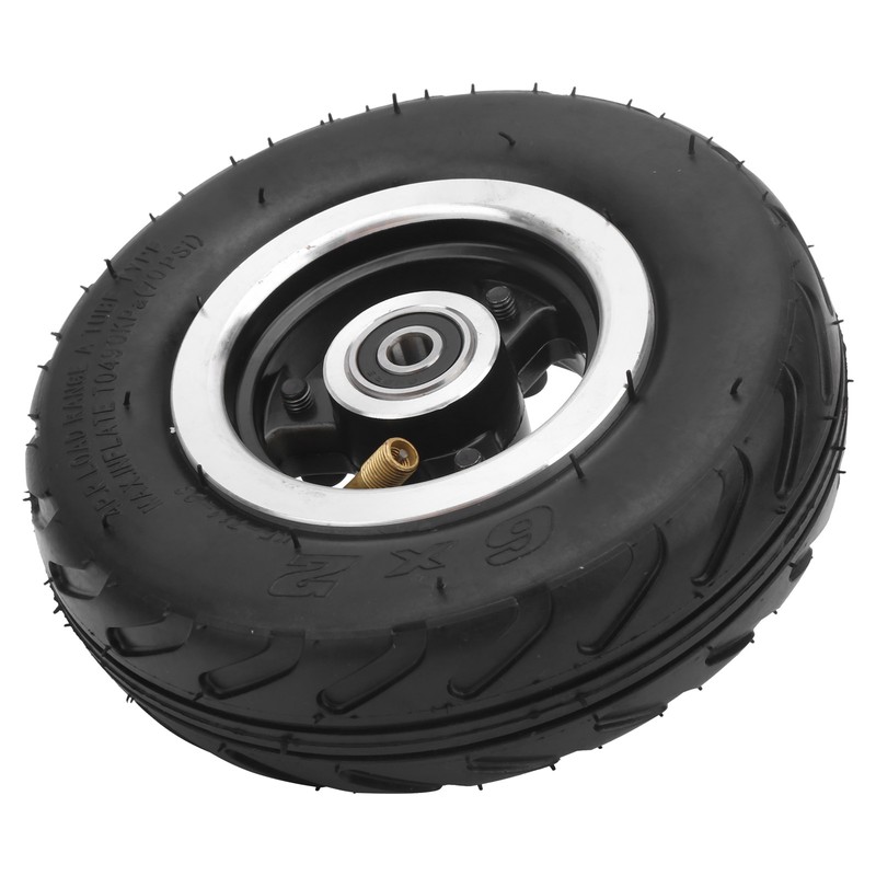 6x2 Pneumatic Wheel Inflatable Air Tire with Aluminum Alloy Hub