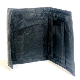 Field & Stream NEW 2X Field & Stream Black Bifold Wallets 5 Pockets Hook & Loop Coin Pocket