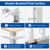 Gyykzz 42" Brushed Corner Post for Deck Cable Railing Kit