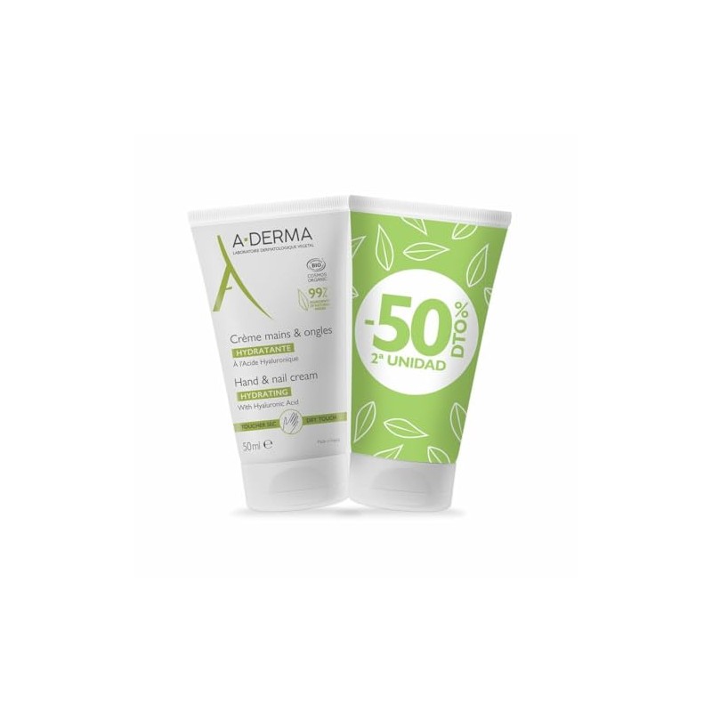 A-Derma Hands & Nails Cream Pack 2 x 50 ml