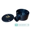 Black 25mm PVC Conduit Box 1 Way Terminal Box with