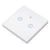 Smart Wall Touch Switch 433MHz Tempered Glass Panel Wiring Free