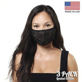 Cameleon Cover - Made in USA - Cotton Face mask Cover Washable Fashion Covering 3 Pack