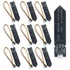 MTDELE 10Pcs Capacitive Soil Moisture Sensor Module 3.3V Compatible with