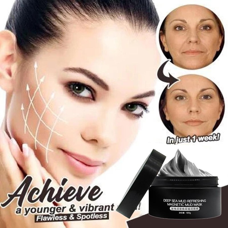 Magnetic Facial Mask Mud Facial Mask Nourishing Deep Cleansing Moisturizing