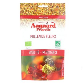 Blütenpollen BIO, Bienenpollen - 100% roh und biologisch | 200g | Aagaard Propolis