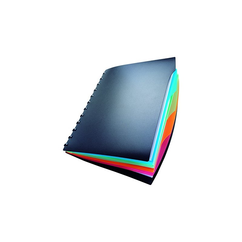 Durable Duralook Style Display Book with 20 Removable Pockets and