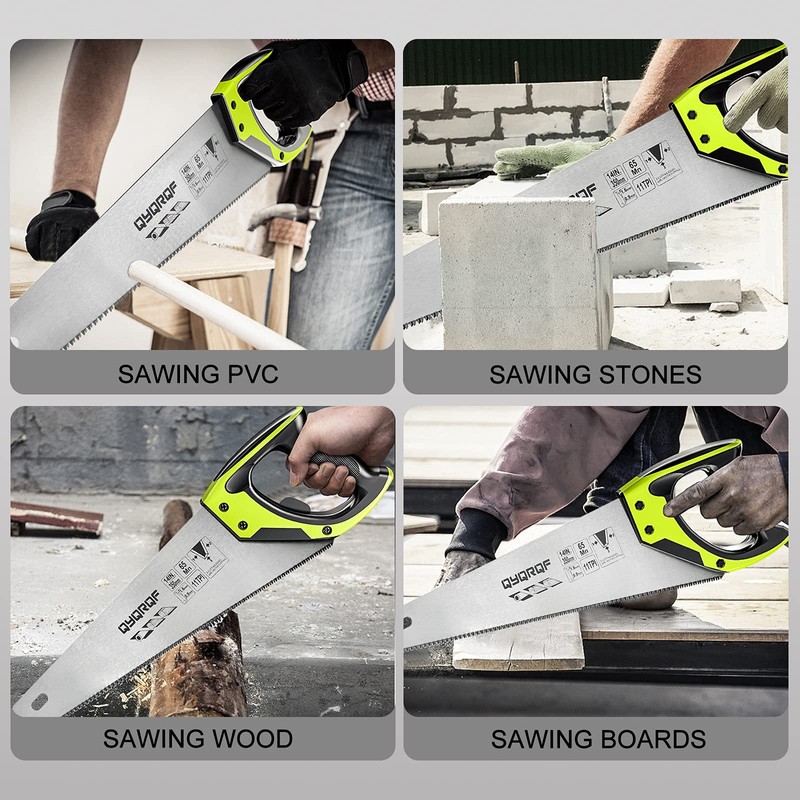 14 in. Pro Hand Saw, 11 TPI Fine-Cut Soft-Grip Hardpoint