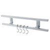 Wall Mounted Stainless Steel Magnetic Knife Holder Double Bar Kitchen
