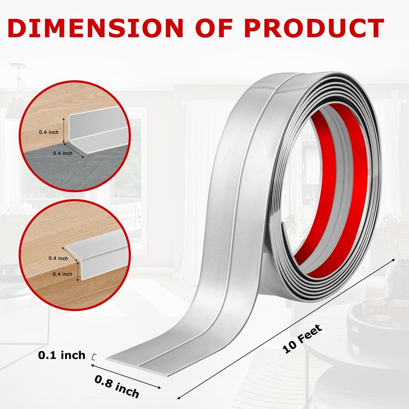 Flexible Wall Corner Protector Moulding Trim Peel and Stick Wall