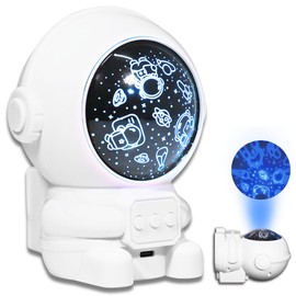 (IB-399) Planetarium Household Astronaut Star Projector Light, 360 Degree Rotation, Ceiling Projection, 6 Lighting Modes, Night Light, Starry Sky Light, Healing Birthday Gift, Christmas, Baby Shower