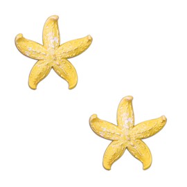 MultiValue Fish Tank Ornaments, 2Pcs Cute Resin Mini Aquarium Decorations Realistic Submerged Starfish Fish Tank Landscape Decoration for Freshwater Saltwater（B）
