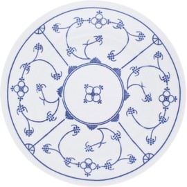 KAHLA 453403A75019H Blau Saks Speiseteller 26 cm | Essteller mit Strohblumenmuster aus Porzellan