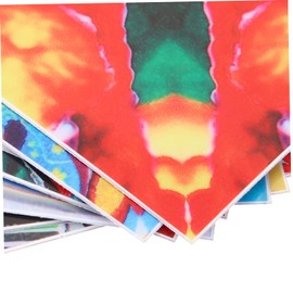 Zerodeko 10pcs Floor Tile Sticker for Home Vintage Stickers Traditional Tile Transfer Home Accents Decor Peel and Stick Sticker Boho Decor Floor Tile Sticker Peel and Stick PVC Colorful