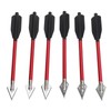 6Pcs Crossbow Arrows Double Screw Fixing Aluminum Alloy Shooting Bow