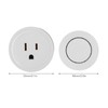 Mini Remote Control Outlet Plug Adapter 164ft Range Wireless Light