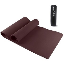 Yogarise - Alfombrilla de yoga antideslizante con bolsa de transporte y correa para gimnasio en casa y entrenamiento al aire libre, resistente al...  
